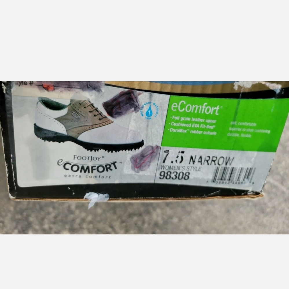 Women's Footjoy SoftJoys eComfort Golf Shoes 7.5 Narrow - Picture 10 of 10